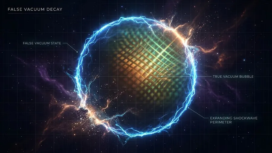 False Vacuum Decay: Why the Universe Might Be Trapped in a Fragile Illusion